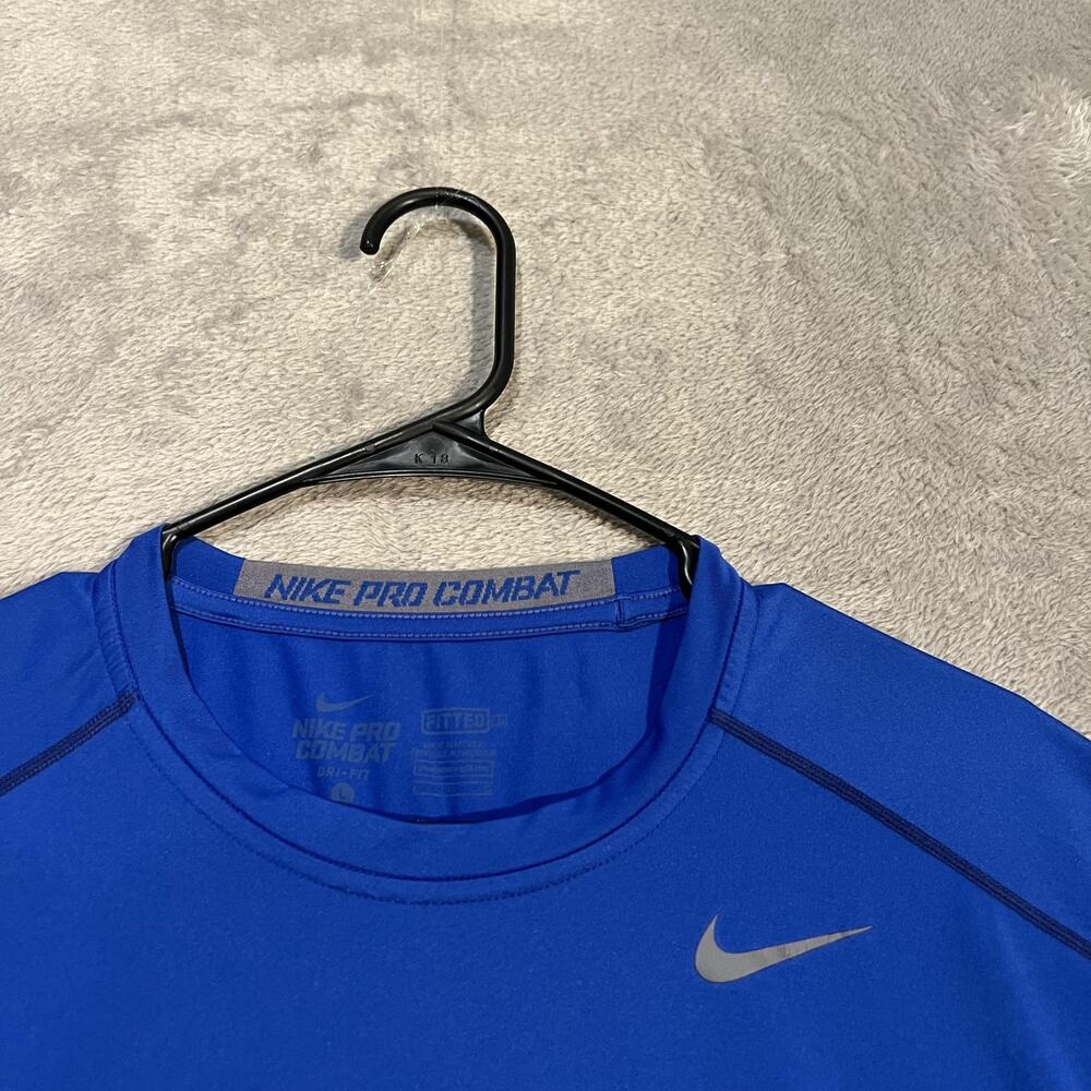 Nike Pro Combat Dri-FIT Shirt Mens Large Long Sleeve Compression Lightweight - Picture 5 of 12